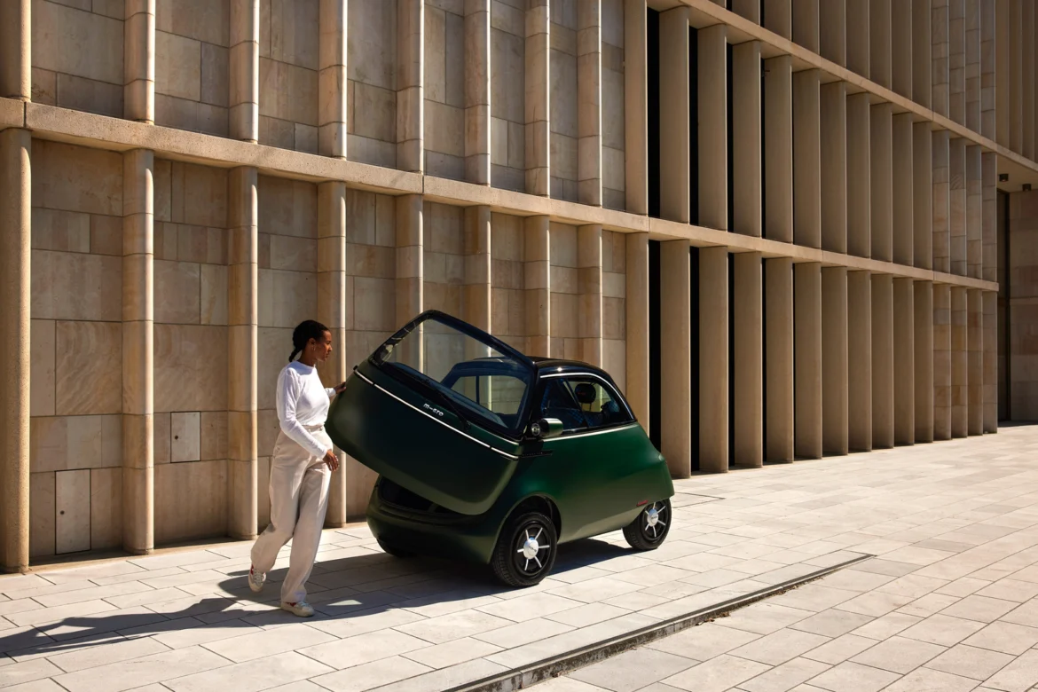 Bandomasis važiavimas Microlino: Elektrinė Isetta