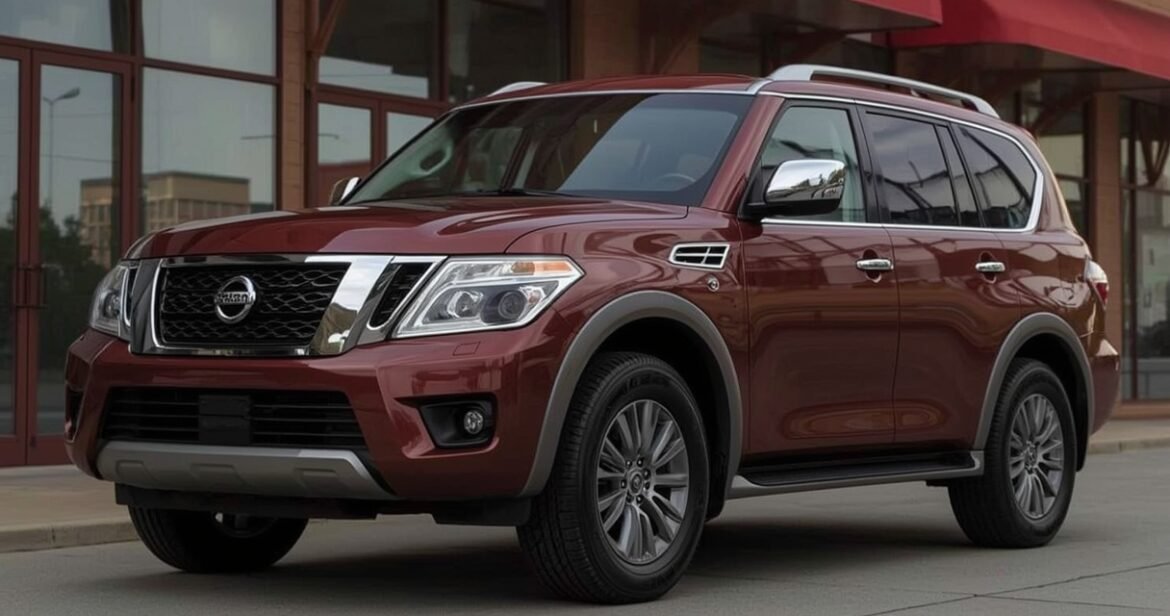 V-8 variklį turinčios „Nissan Armada“ dar nelaidoja