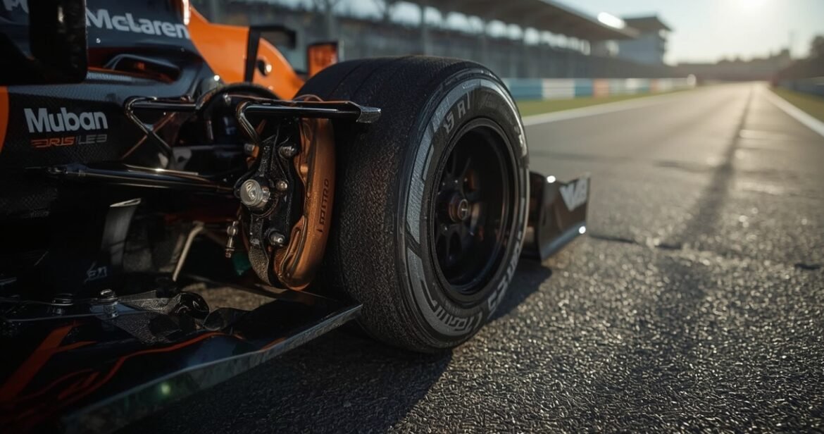 Kaip „McLaren“ aušina padangas?