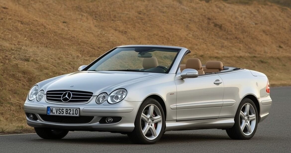 „Mercedes-Benz CLK kabrioleto (2002–2010) apžvalga“