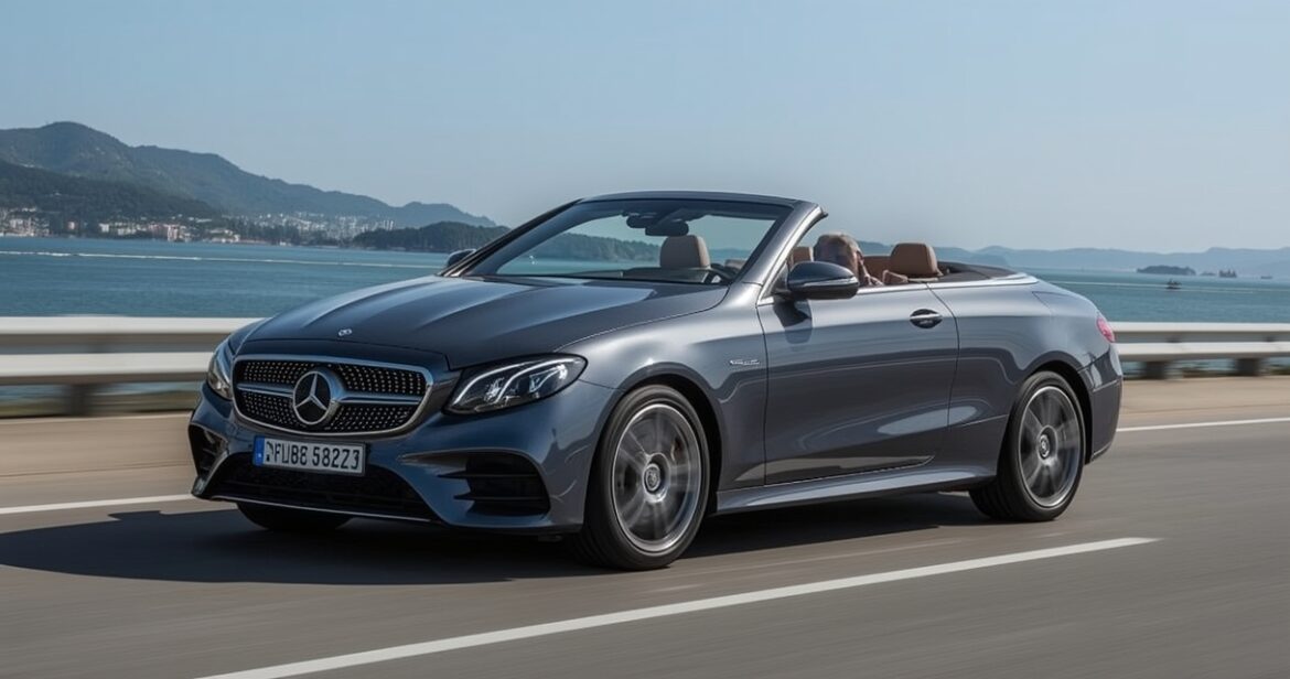 „Mercedes-Benz E klasės kabrioleto (2017–2023) apžvalga“