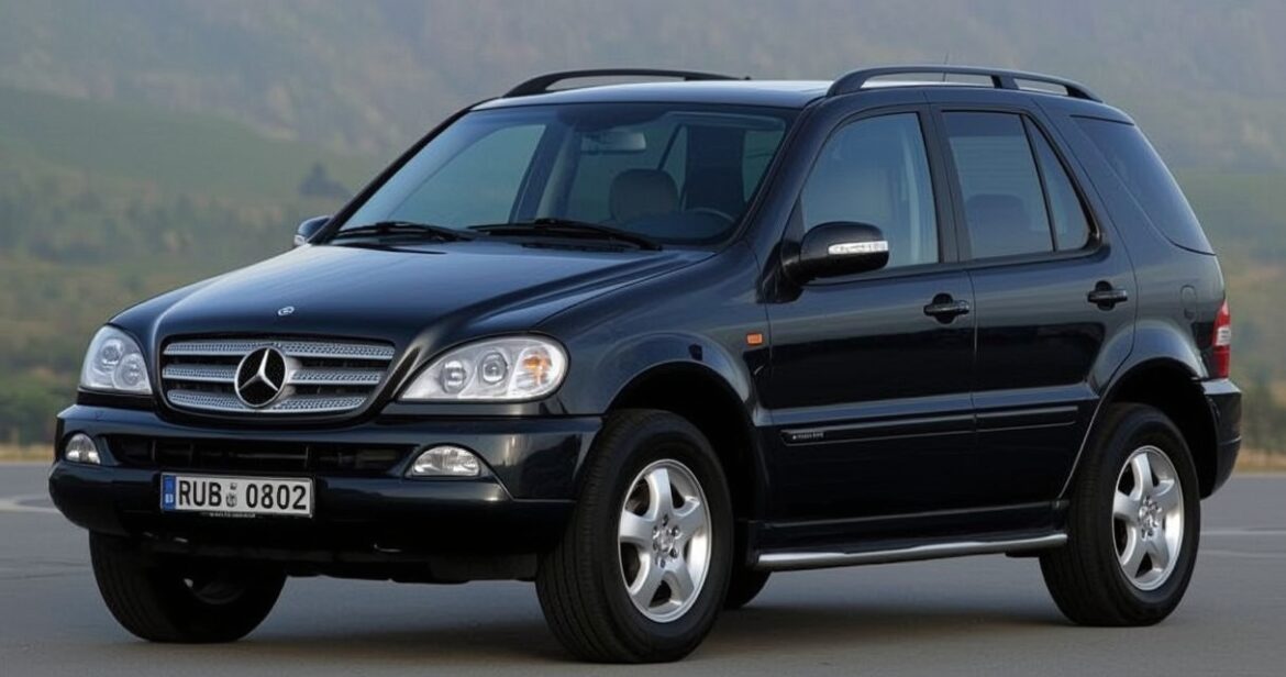 Mercedes-Benz M klasės visureigio (1998–2006) apžvalga