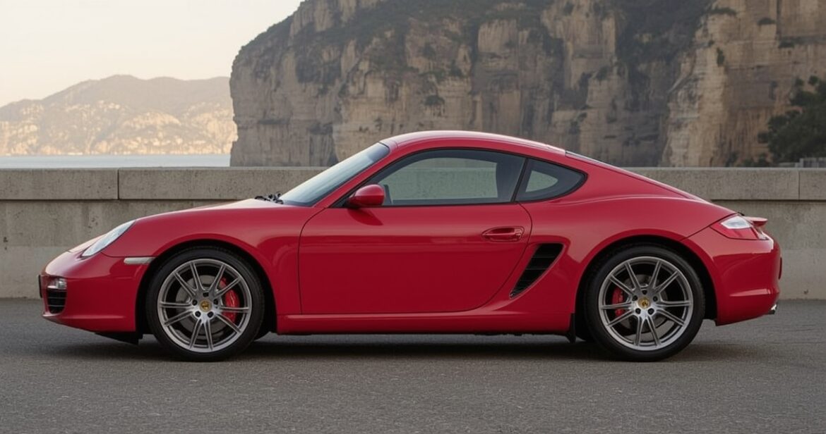 „Porsche Cayman Coupé (2005–2013) apžvalga“