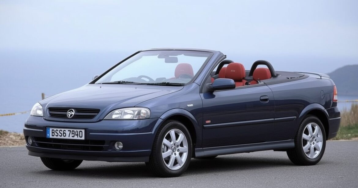 „Vauxhall Astra Convertible“ (2001–2005) apžvalga