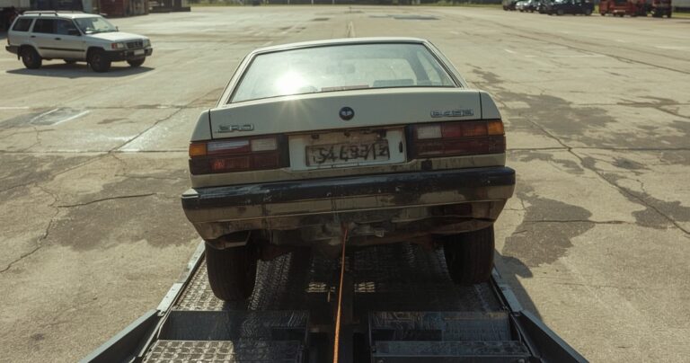 Kas nutinka, jei automobilio nepritvirtini prie tralo
