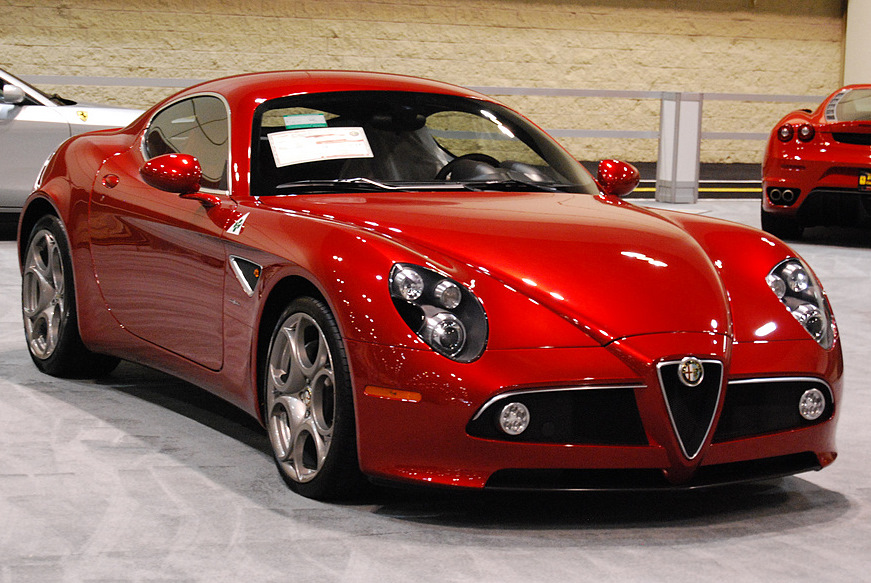 Alfa Romeo 8C Competizione Alfa Romeo 8C Spider (2008–2010) nuotrauka